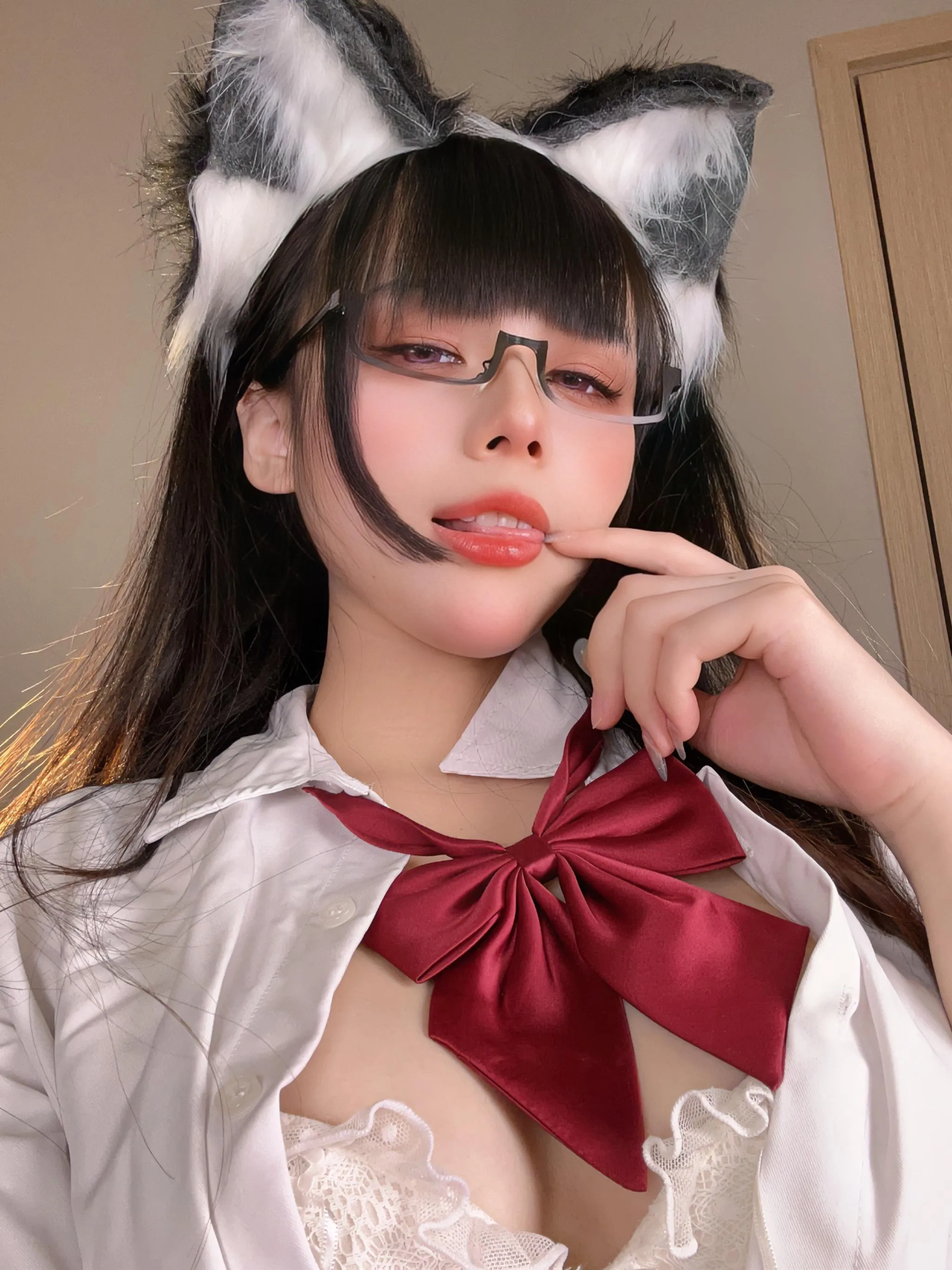 九言 – NO.024 猫耳娘的裙底 [36P]插图2